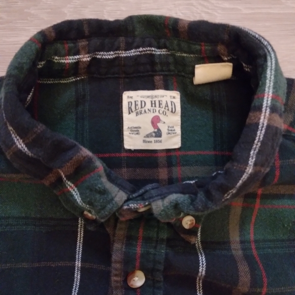 Red head plaid shirt. - Picture 8 of 8